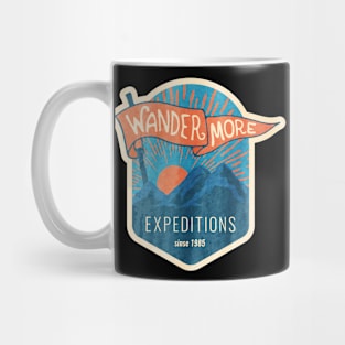 wander more by trumpkins design Mug